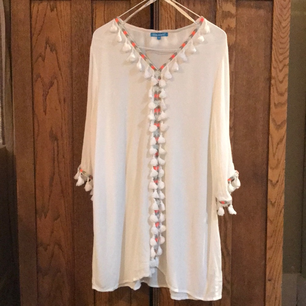 Blue Island Cover up Size Medium